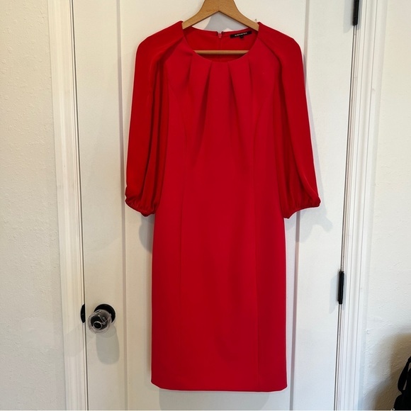 Kobi Halperin Dresses & Skirts - Kobi Halperin Wendi 3/4 sleeve Cady Sheath Dress